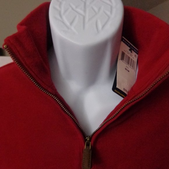 Polo Ralph Lauren French Rib Half Zip. New. Sz: M - Picture 5 of 6